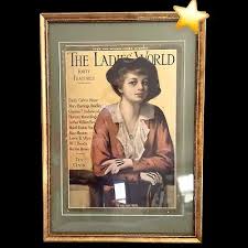 Feb.1915 *THE LADIES WORLD* Painted by Clarence F Underwood MAGAZINE *COVER* ART | eBay