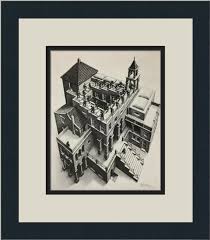 M.C. Escher MC Escher Ascending and Descending Custom Framed Print - Etsy