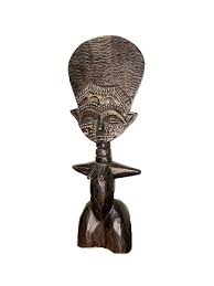 African Tribal Art Wooden Carved statue tribal wood Female sculpture 810 | eBay