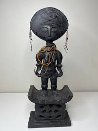 Hand Carved Antique African Ashanti Akuaba/fertility Doll on Stool 21" X 8" - Etsy