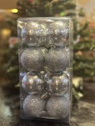 1 Pack 16ct Holiday Christmas ball plastic ornaments 2 ...