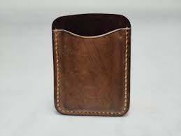 Handmade Horween Color #8 Shell Cordovan Card wallet ...