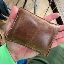 5" x 4" Rectangular Shot Filled Leather (Map) Paperweight ...