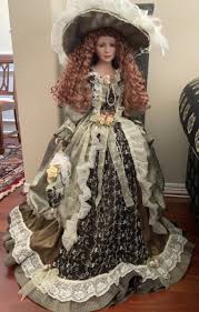 Victorian Porcelain Doll, early 90's, with box and ...