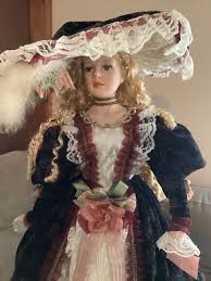 Vintage Ashley Belle Porcelain Doll & Stand Large 41"H ...