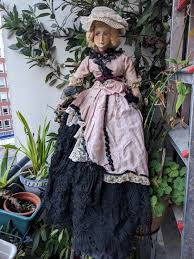 Beatiful and Rare Boudoir Doll /antique French Doll /pale ...