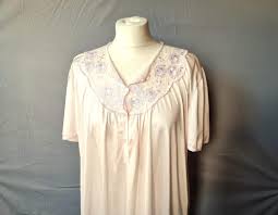 Nightgown Lingerie Dress Pastel Pink Lace Size Xlarge ...