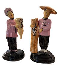 Walter Wilson of California Asian Bud Vase set Mid Century Modern – Dishes and Done