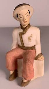 Chinese Ceramic Figurines Boy and Girl Set of 2 | eBay