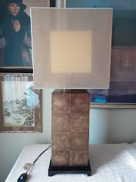 1980s Fine Arts Lamps Asian Modern Tall Table Lamp With Dual ...
