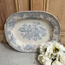 Old Asiatic Pheasant Plate, Platter, Display. Blue and White - Etsy