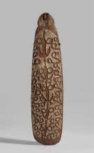 Sold at Auction: ASMAT WAR SHIELD