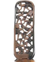 Sold at Auction: Vintage Hand Carved Wood African Birthing Chair