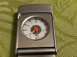 ZIPPO #40008 ANALOG DESK or TRAVEL PROMOTION CLOCK LIGHTER ...