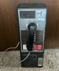 Vintage Frontier Payphone Phone Booth Telephone Original ...