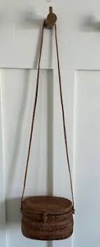 Gorgeous Mini Cross Body Rattan Bag Hand Crafted in Bali | eBay Australia