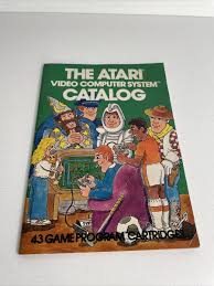 Atari 2600 Video Computer System Catalog - 1981 Vintage ...