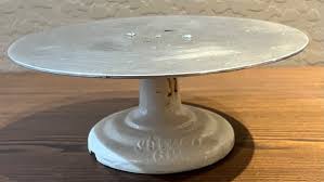 VTG ATECO 612 Revolving Cake Decorating Stand, 12" Aluminum ...