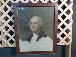 early schoolhouse lithograph print George Washington from ...