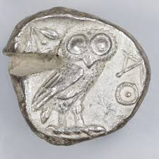 Attica Athens AR Owl Tetradrachm Ancient Greek Coin 440-404 ...