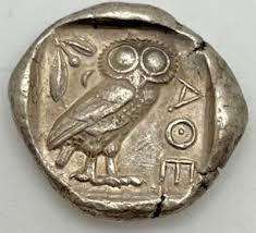449-413 BC Attica Athens AR Tetradrachm Athenian Owl Full ...