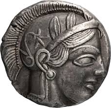 Athens Attica Owl AR Decadrachm Ancient Greek Coin Silver ...