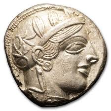 Attica Athens AR Tetradrachm Owl (440-404 BC) Ch AU