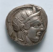 Tetradrachm: Head of Athena (obverse); Owl (reverse ...