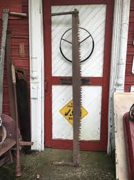 VINTAGE TWO MAN CROSSCUT LOGGING SAW 70in ...