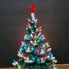 unsure | Holiday | Vintage 7 Ceramic Snow Tipped Christmas ...