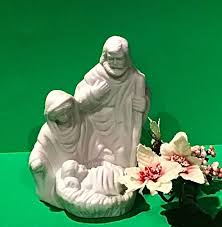 Christmas is Coming - Ceramic Porcelain One Piece Nativity ...