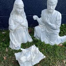 Holiday | Vintage Xl Nativity 21 Ceramic Molds Joseph Mary ...