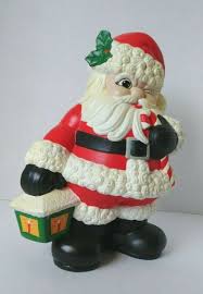 Vintage Ceramic Winking Mr Santa Claus Hand Painted 12 ...