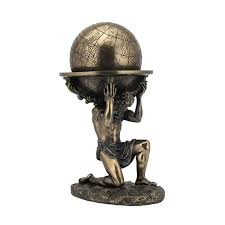Atlas Carrying The World Statue | Atlas Statue — AllSculptures