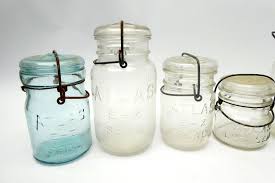Mixed Lot of Atlas Mason Jars E-Z Embossed Canning Aqua ...