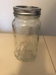Vintage Atlas Mason Canning Jar - Clear - Quart Size | eBay