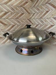 Vintage Himark 14 Inch Wok With Stand and Lid.stainless ...