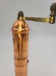 Vintage Atlas Imports Copper & Brass Pepper Mill Grinder ...