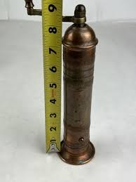 Vintage Atlas Imports Copper & Brass Pepper Mill Grinder ...