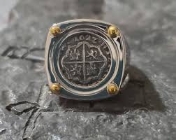 Atocha 1622 Coin Ring Statement Piece Sunken Treasure Shipwreck Coin - Etsy