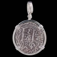 Atocha Sunken Treasure Jewelry - 8 Reale Oval Silver Coin ...