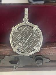 ATOCHA Solid Silver Coin Pendant Handmade From Atocha Silver ...