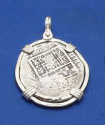 Sterling Silver "4 Reale" Atocha Reproduction Coin Pirate ...