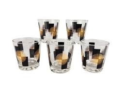 MCM Atomic Stardust Cocktail Glasses - Etsy