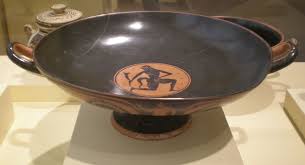 ATHLETICS RUNNER IN KYLIX ANCIENT VASE FROM GREECE ATHENS ...