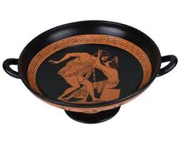 Homosexual Love Gay Sex Painting Ceramic Kylix Vase Ancient ...