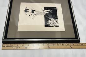 Vintage Aubrey Beardsley "Illustrations" 12x15 Framed ...