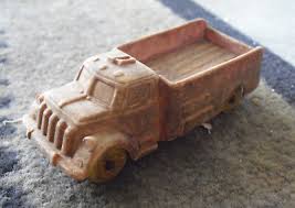 Vintage Auburn Rubber Co Pink Pick Up Truck 508 4 1/2" Long ...