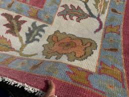 9x12 COLORFUL OUSHAK RUG PINK HANDMADE hand-woven oriental ...