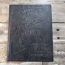 1946 Antique Engineering Book Audel's New Automobile Guide" Illustrated | eBay